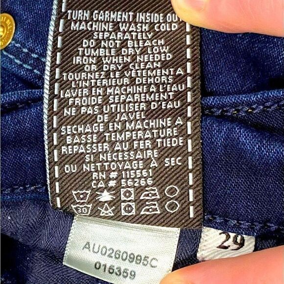 7 For All Mankind Kaylie Stretch Bootcut Flare Jeans 29x32 LNWT - Picture 7 of 11